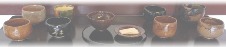 大樋焼歴代茶碗＋金沢和菓子